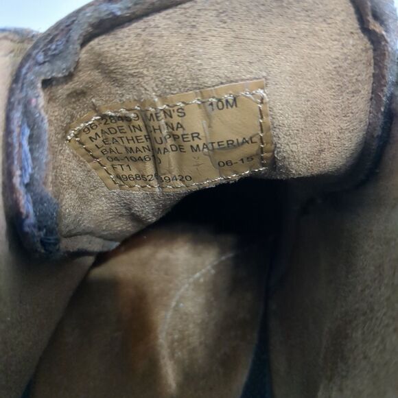 CHAPS CHUKKA DESERT BOOTS MEN'S 10M BROWN CASUAL Oiled Leather Finish - Picture 5 of 5